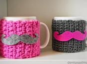 DIY: Funda crochet para taza moustache