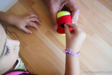 DIY: Pelota sonajero de lana