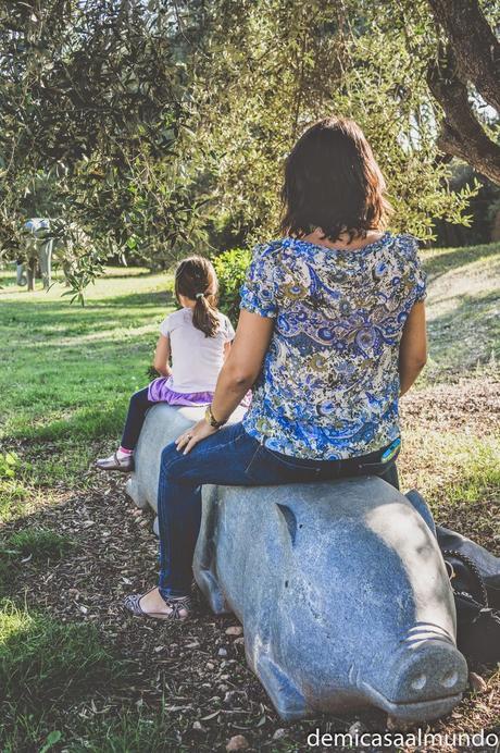 Jugar con esculturas, una experiencia diferente