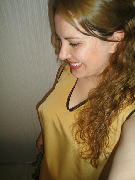 Blusa mostaza