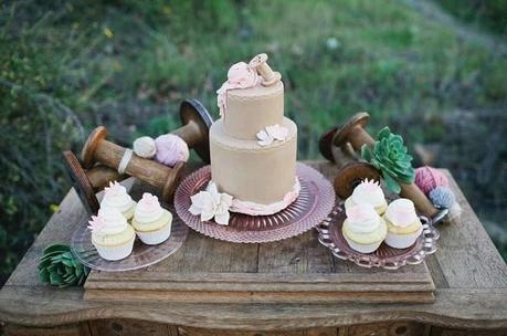 Postres Nupciales Floreados