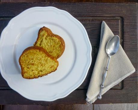 Bundt cake de batata y naranja