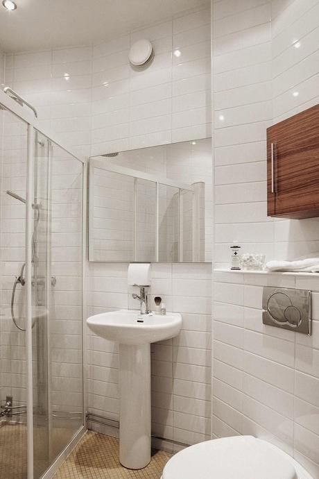Ideas para pequeños baños en blanco. Ideas para pequeños baños en blanco.