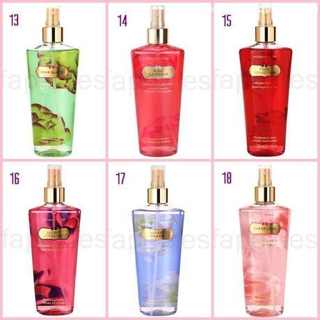 Imagen 3 de los Sprays corporales de Victoria's Secret; pear glace, pure daydream, pure seduction, secret craving, secret charm, sheer love