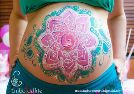 Bellypainting para un precioso Baby shower