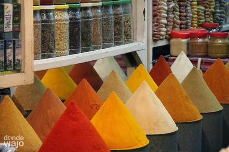 Especias en el mercado de Marrakech