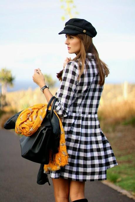 Checked Dress