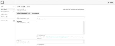 publicar una aplicación