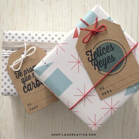 ETIQUETAS Y CHAPAS NAVIDEÑAS