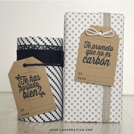 ETIQUETAS Y CHAPAS NAVIDEÑAS