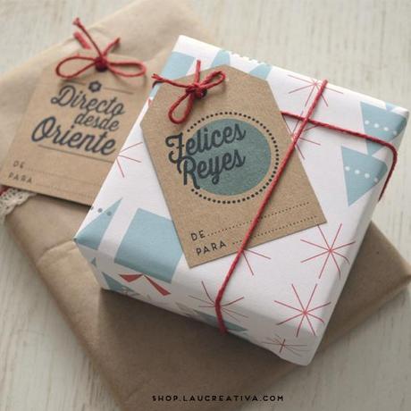 ETIQUETAS Y CHAPAS NAVIDEÑAS