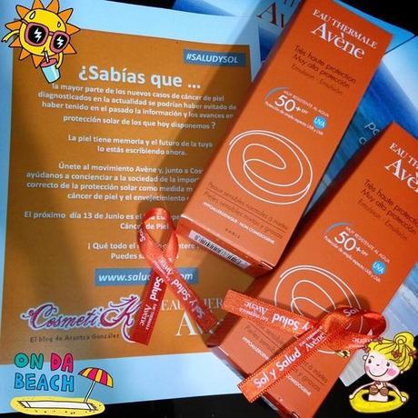 Protector solar Pieles Sensibles Avène gracias a Cosmetik.es Protector solar Pieles Sensibles Avène gracias a Cosmetik.es