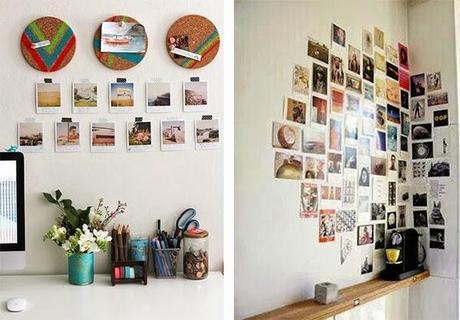 decorar paredes con polaroid - homepersonalshopper