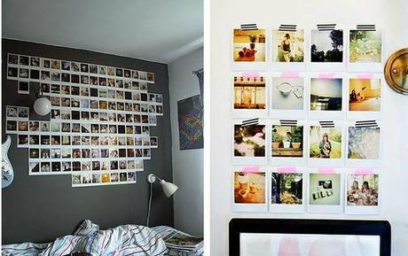 decorar paredes con polaroid - homepersonalshopper