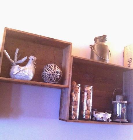 nueva estantería para la entrada