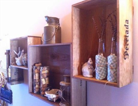 nueva estantería para la entrada