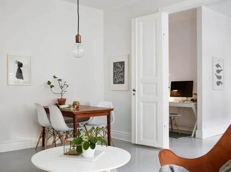 Una reforma muy elegante reformas baratas hogar reforma piso muy elegante pintar suelo de madera estilo nórdico escandinavo decoración salón nórdico decoración en blanco decoración diseño de interiores blog decoración nórdica