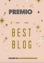 PREMIO BEST BLOG, ¡¡¡¡nuestro primer premio!!!!