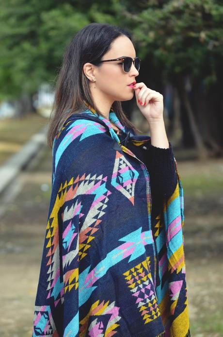 Outfit | Ethnic cape