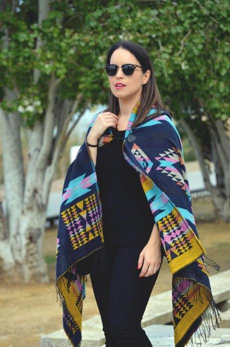 Outfit | Ethnic cape