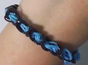 Cómo hacer pulsera ondas gomas