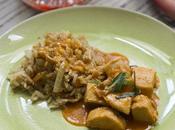 Curry panag pollo arroz frito