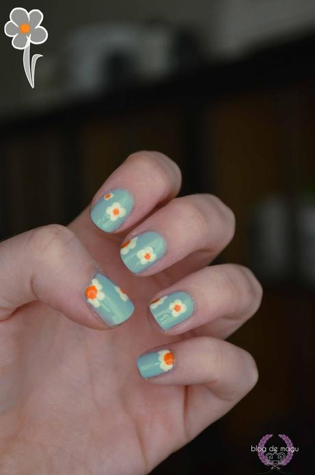 ♔ Manimonday - Mis Margaritas vol. II  Nail Art ❀