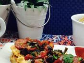 Tosta paté calabaza setas panceta