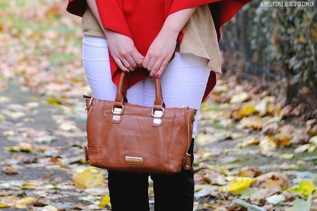 Look of the day: red cape & white pants lovelystyle (6)