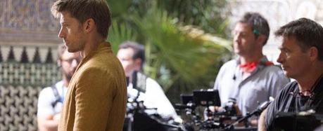 El actor Nikolaj Coster-Waldau, Jaime Lannister en la serie, durante el rodaje en el Real Alcázar de Sevilla