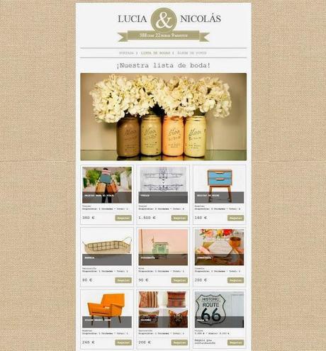 lista de bodas zankyou