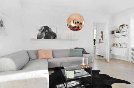 muebles de diseño lámparas de diseño estilo nórdico escandinavo decoración en blanco decoracion diseño interiores decoración detalles de color cocinas nórdicas cocinas modernas blancas blog decoración nórdica Atrevidos toques de amarillo deco 