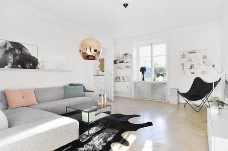 muebles de diseño lámparas de diseño estilo nórdico escandinavo decoración en blanco decoracion diseño interiores decoración detalles de color cocinas nórdicas cocinas modernas blancas blog decoración nórdica Atrevidos toques de amarillo deco 