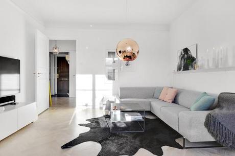 muebles de diseño lámparas de diseño estilo nórdico escandinavo decoración en blanco decoracion diseño interiores decoración detalles de color cocinas nórdicas cocinas modernas blancas blog decoración nórdica Atrevidos toques de amarillo deco 