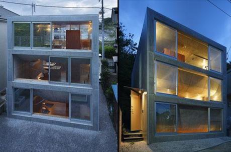 Vivienda en Byoubugaura (Japón), de Takeshi Hosaka