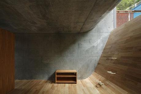 Vivienda en Byoubugaura (Japón), de Takeshi Hosaka