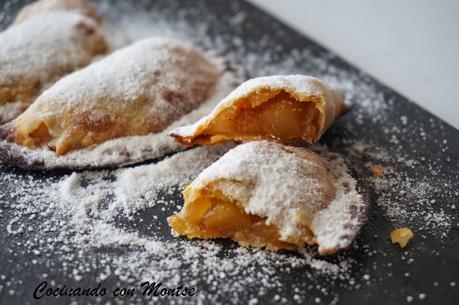 Empanadillas rellenas de manzana