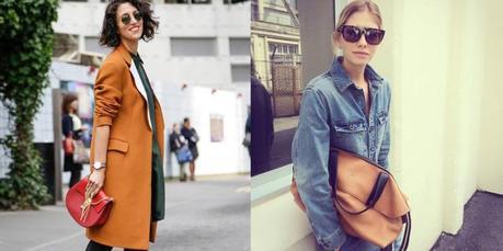 Las it girls como Yasmin Sewell y Elena Perminova se apuntan rápido a las nuevas maneras de llevar sus bolsos de Chloé. El que debía ser al hombre, en la mano. Y el que debía ser en la mano, bajo el brazo.