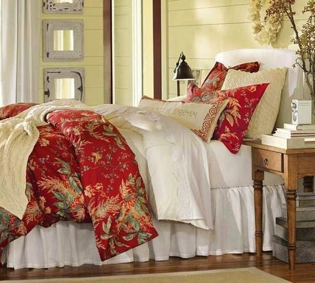 Dormitorios con aire navideño