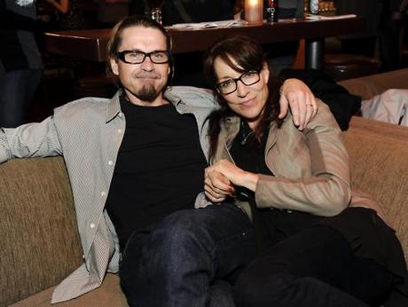 Kurt Sutter y Katey Sagal juntos