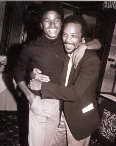 Michael Jackson con Quincy Jones en