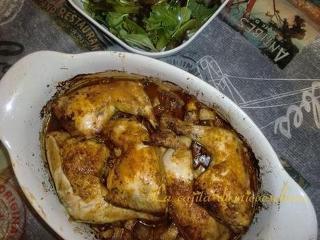 Pollo especiado con boletus Pollo especiado con boletus