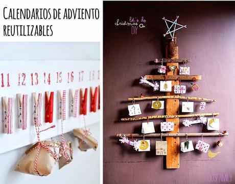 Miércoles de inspiración ♥ Calendarios de Adviento DIY Miércoles de inspiración ♥ Calendarios de Adviento DIY