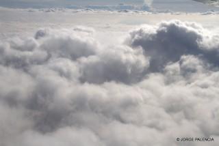 NUBES EN EL VUELO DE REGRESO DE GEORGIA