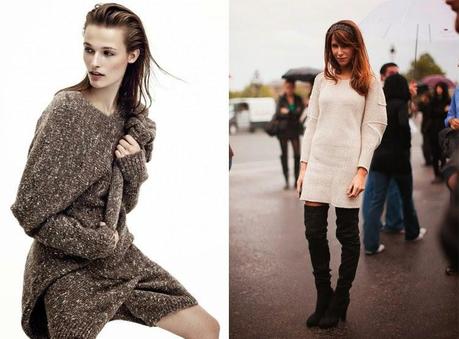 TRENDS; KNITTED DRESS vs MAXIJERSEY.-