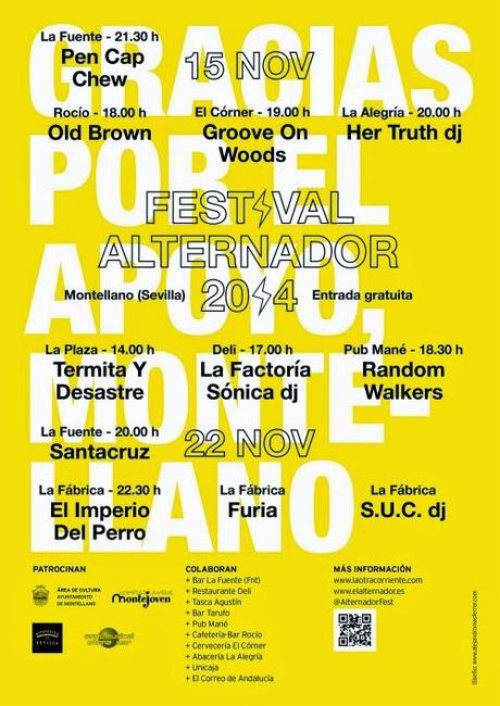 Festival El Alternador 14': Termita y Desastre, Furia, Random Walkers..... (22.Nov.2014)