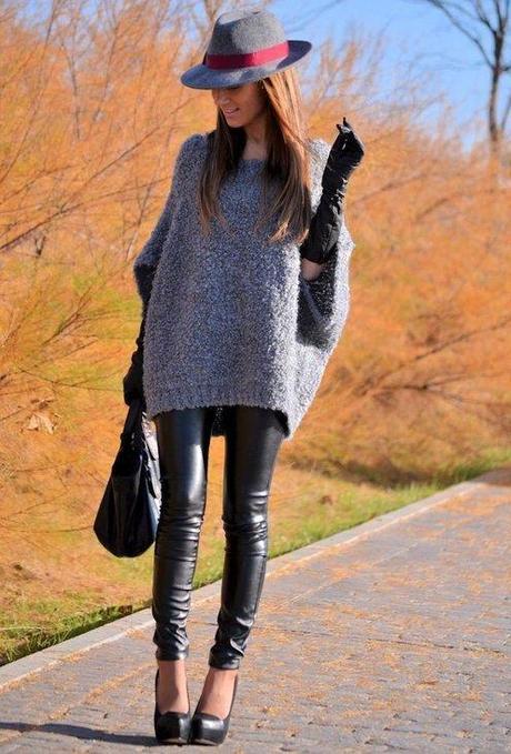 Como combinar pantalones de cuero Como combinar pantalones de cuero (30)