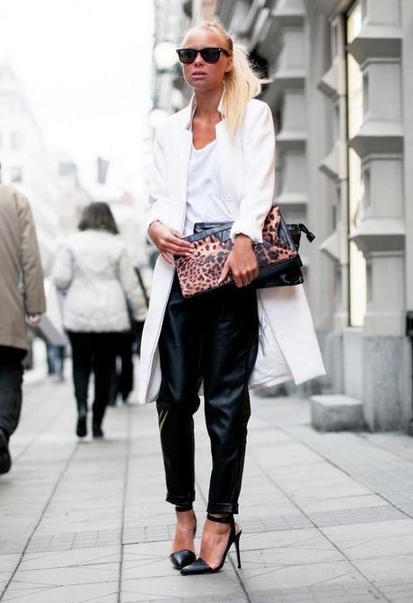 Como combinar pantalones de cuero looks con pantalones de cuero