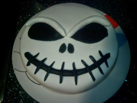 Tarta red velvet Jack Skeleton