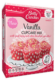 Cupcakes de Pantera Rosa con preparados Betty Crocker